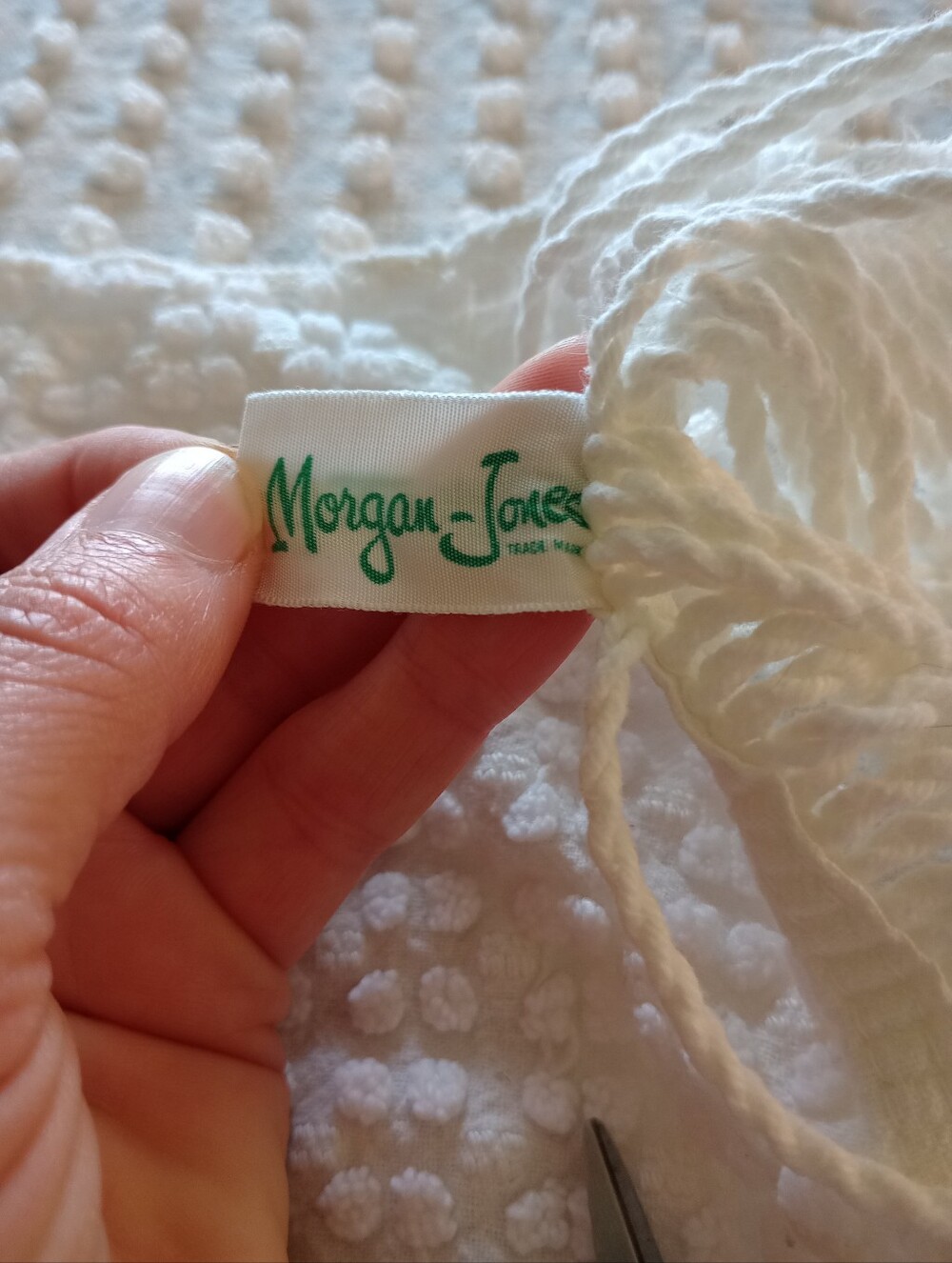 Morgan-Jones Chenille Blanket - Picture 3 of 5